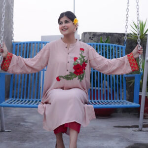 Peach Kurta - Image 4