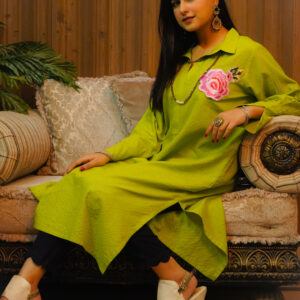 Green Kurta - Image 3